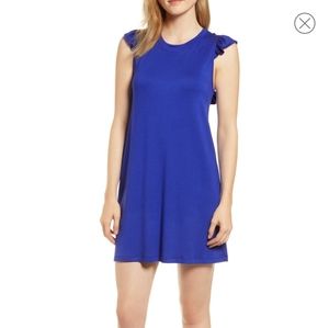 Gibson Laguna Ruffleback Tshirt Dress